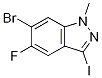 6-Bromo-5-fluoro-3-iodo-1-methyl-1H-indazole CAS#: 1286734-96-0