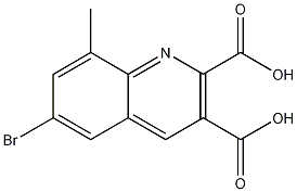 6-Bromo-8-methylquinoline-2,3-dicarboxylic acid CAS#: 1189106-31-7