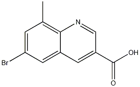 6-Bromo-8-methylquinoline-3-carboxylic acid CAS#: 1189107-62-7