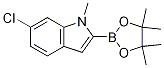 6-CHLORO-1-METHYL-2-(4,4,5,5-TETRAMETHYL-1,3,2-DIOXABOROLAN-2-YL)-1H-INDOLE CAS#: 1073353-82-8