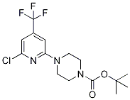 6-Chloro-2-(4-tert-butoxycarbonylpiperazino) -4-(trifluoromethyl)pyridine CAS#: 1201675-03-7