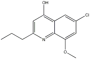 6-Chloro-4-hydroxy-8-methoxy-2-propylquinoline CAS#: 1189107-18-3
