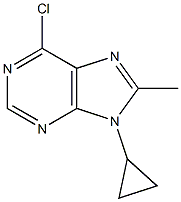 6-Chloro-9-cyclopropyl-8-Methyl-9H-purine CAS#: 1239847-88-1