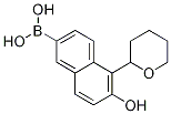 6-Hydroxy-5-(tetrahydropyran-2-yl)naphthalene-2-boronic acid CAS#: 1150114-57-0
