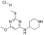 (6-Methoxy-2-Methylsulfanyl-pyriMidin-4-yl)-piperidin-4-yl-aMine hydrochloride CAS#: 1353977-82-8