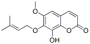 6-Methoxy-7-(3-methyl-2-butenyloxy)-8-hydroxy-2H-1-benzopyran-2-one CAS#: 71765-80-5