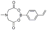 6-Methyl-2-(4-vinylphenyl)-1,3,6,2-dioxazaborocane-4,8-dione CAS#: 1257648-79-5