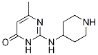 6-Methyl-2-(piperidin-4-ylaMino)-3H-pyriMidin-4-one CAS#: 1239782-96-7