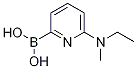 6-(N,N-METHYLETHYLAMINO)PYRIDINE-2-BORONIC ACID CAS#: 1264153-68-5