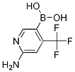 6-aMino-4-(trifluoroMethyl)pyridin-3-ylboronic acid CAS#: 1045861-32-2