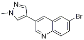 6-broMo-3-(1-Methyl-1H-pyrazol-4-yl)quinoline CAS#: 1184914-71-3