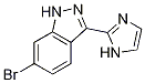 6-bromo-3-(1H-imidazol-2-yl)-1H-indazole CAS#: 1207174-95-5