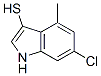 6-chloro-4-methyl-1H-indole-3-thiol CAS#: 71501-26-3