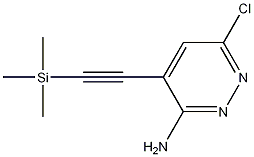 6-chloro-4-((trimethylsilyl)ethynyl)pyridazin-3-amine CAS#: 1207625-15-7