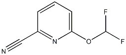 6-(difluoroMethoxy)picolinonitrile CAS#: 1214349-26-4
