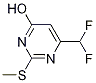6-(difluoromethyl)-2-(methylthio)pyrimidin-4-ol CAS#: 1204298-69-0