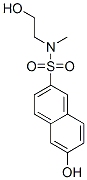 6-hydroxy-N-(2-hydroxyethyl)-N-methylnaphthalene-2-sulphonamide CAS#: 70682-63-2
