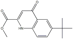 6-tert-Butyl-4-oxo-1,4-dihydro-quinoline-2-carboxylic acid Methyl ester CAS#: 1270730-42-1
