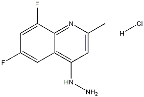 6,8-Difluoro-4-hydrazino-2-methylquinoline hydrochloride CAS#: 1204810-35-4