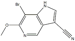 7-BroMo-3-cyano-6-Methoxy-5-azaindole CAS#: 1260383-78-5