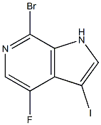 7-BroMo-4-fluoro-3-iodo-6-azaindole CAS#: 1190320-82-1