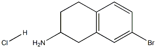 7-Bromo-1,2,3,4-tetrahydro-naphthalen-2-ylamine hydrochloride CAS#: 1187928-01-3