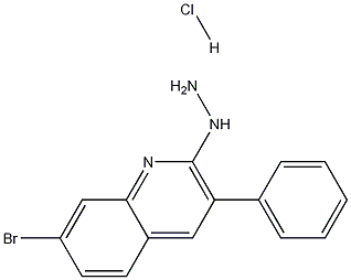 7-Bromo-2-hydrazino-3-phenylquinoline hydrochloride CAS#: 1170117-00-6