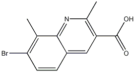 7-Bromo-2,8-dimethylquinoline-3-carboxylic acid CAS#: 1189106-92-0