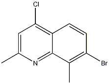 7-Bromo-4-chloro-2,8-dimethylquinoline CAS#: 1189106-62-4