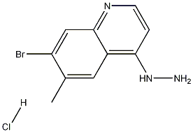 7-Bromo-4-hydrazino-6-methylquinoline hydrochloride CAS#: 1204810-34-3