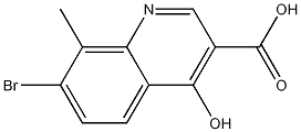7-Bromo-4-hydroxy-8-methylquinoline-3-carboxylic acid CAS#: 1189107-54-7