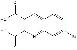 7-Bromo-8-methylquinoline-2,3-dicarboxylic acid CAS#: 1189107-64-9