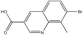 7-Bromo-8-methylquinoline-3-carboxylic acid CAS#: 1189107-65-0