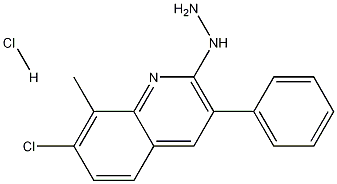 7-Chloro-2-hydrazino-8-methyl-3-phenylquinoline hydrochloride CAS#: 1172446-12-6