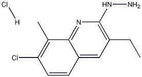 7-Chloro-3-ethyl-2-hydrazino-8-methylquinoline hydrochloride CAS#: 1172719-38-8