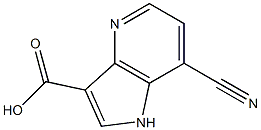 7-Cyano-4-azaindole-3-carboxylic acid CAS#: 1190312-72-1