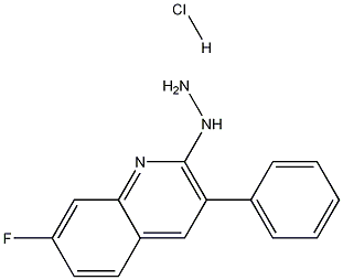 7-Fluoro-2-hydrazino-3-phenylquinoline hydrochloride CAS#: 1171860-68-6