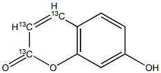 7-Hydroxy CouMarin-13C3 CAS#: 1189958-16-4