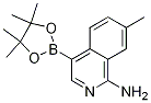 7-Methyl-4-(4,4,5,5-tetraMethyl-1,3,2-dioxaborolan-2-yl)isoquinolin-1-aMine CAS#: 1257378-89-4