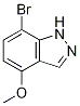 7-broMo-4-Methoxy-1H-indazole CAS#: 1337879-62-5