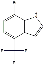 7-bromo-4-(trifluoromethyl)-1H-indole CAS#: 1260649-67-9