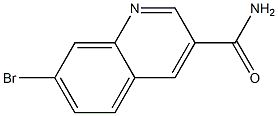 7-bromoquinoline-3-carboxamide CAS#: 1296950-66-7