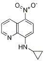 8-Cyclopropylamino-5-nitroquinoline CAS#: 1099929-70-0