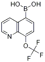 8-(TRIFLUOROMETHOXY)QUINOLIN-5-YLBORONIC ACID CAS#: 1072951-46-2