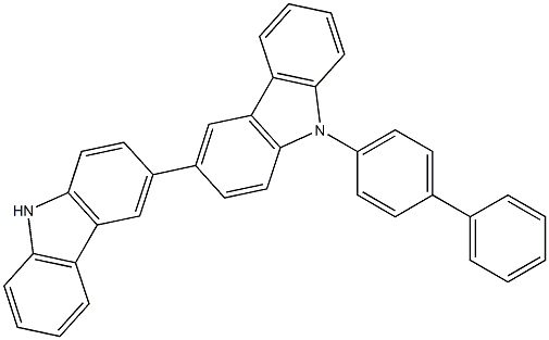 9-[1,1'-biphenyl]-4-yl-3,3'-Bi-9H-carbazole CAS#: 1346669-48-4
