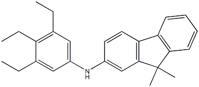 9,9-Dimethyl-N-(3,4,5-triethylphenyl)-9H-fluoren-2-amine CAS#: 1207252-42-3