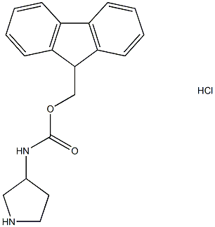 (9H-Fluoren-9-yl)methyl pyrrolidin-3-ylcarbamate hydrochloride CAS#: 1220040-24-3