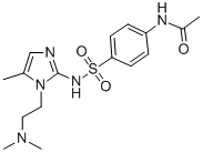 Acetamide, N-(4-(((1-(2-(dimethylamino)ethyl)-5-methyl-1H-imidazol-2-y l)amino)sulfonyl)phenyl)- CAS#: 71795-35-2