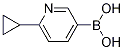 B-(6-Cyclopropyl-3-pyridinyl)boronic acid CAS#: 1253055-87-6
