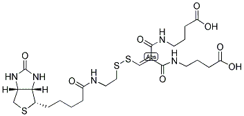 BIOTINYLAMIDOETHYL-DITHIOMETHYLENEMALONIC ACID BIS(4-AMINOBUTYRIC ACID) CAS#: 1322625-02-4
